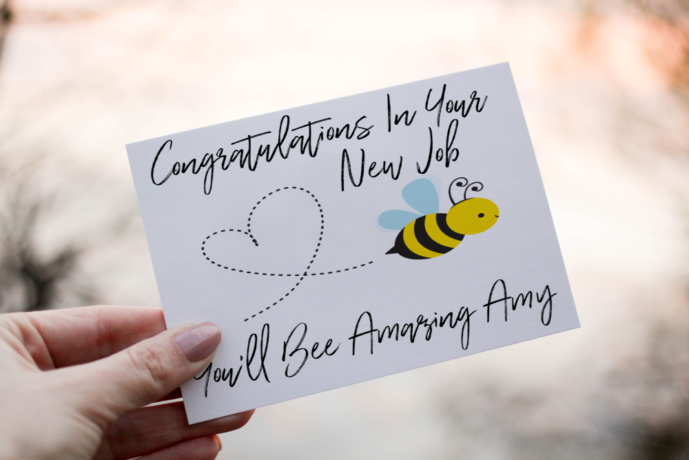Congratulation In Your New Job Card